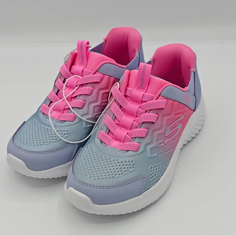 Skechers Kids' Vibrant Pink and Lavender Sneakers